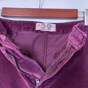 Free People Velvet Flare Jeans